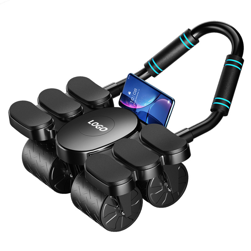 Ab Roller Wheel With Elbow Support - Alat Latihan Otot Perut Pria Empat