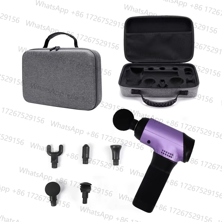 Electric Massage Gun Deep Tissue - 2026 Alat Pijat Fascia USB Portabel