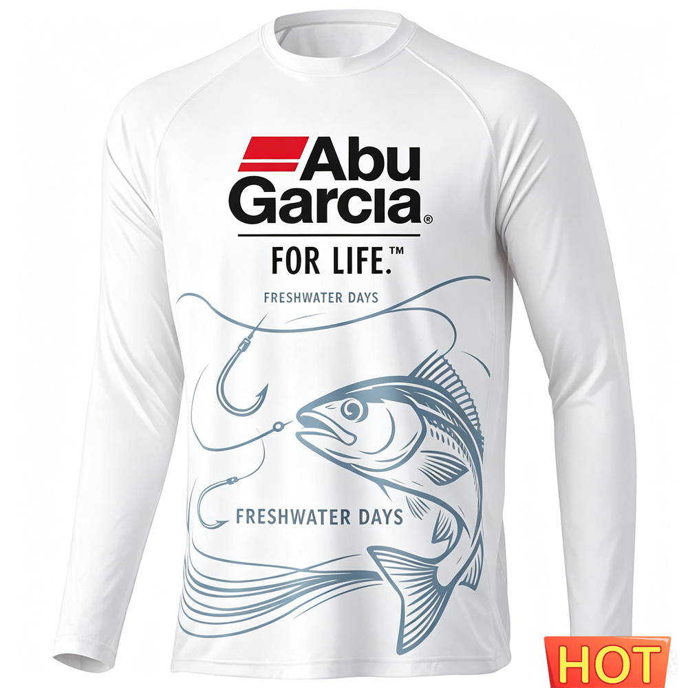Fishing - Kaos Pria Lengan Panjang untuk Memancing