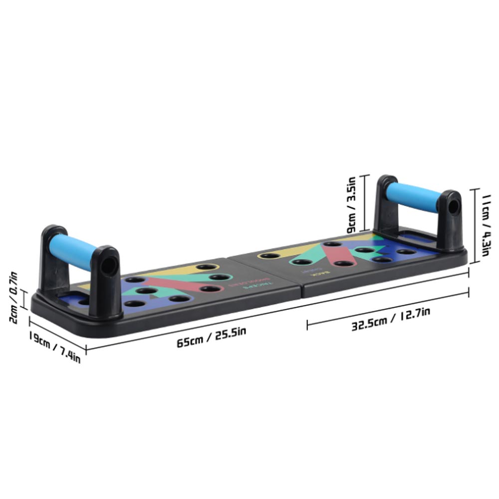 Push Up Board Foldable Multi Function - Papan Push-Up Lipat 9-in-1 Peralatan Latihan