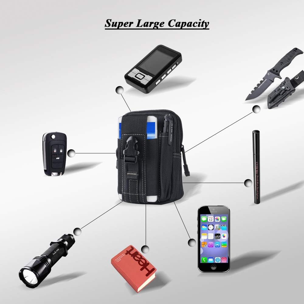 Kantong Sabuk Molle Taktis Tas - Hiking ulasan dan harga