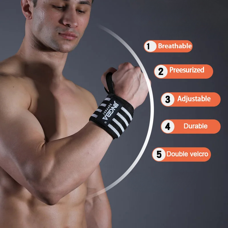 1 Buah Gelang Penopang Pergela - Wrist Wraps Weightlifting Support ulasan dan harga