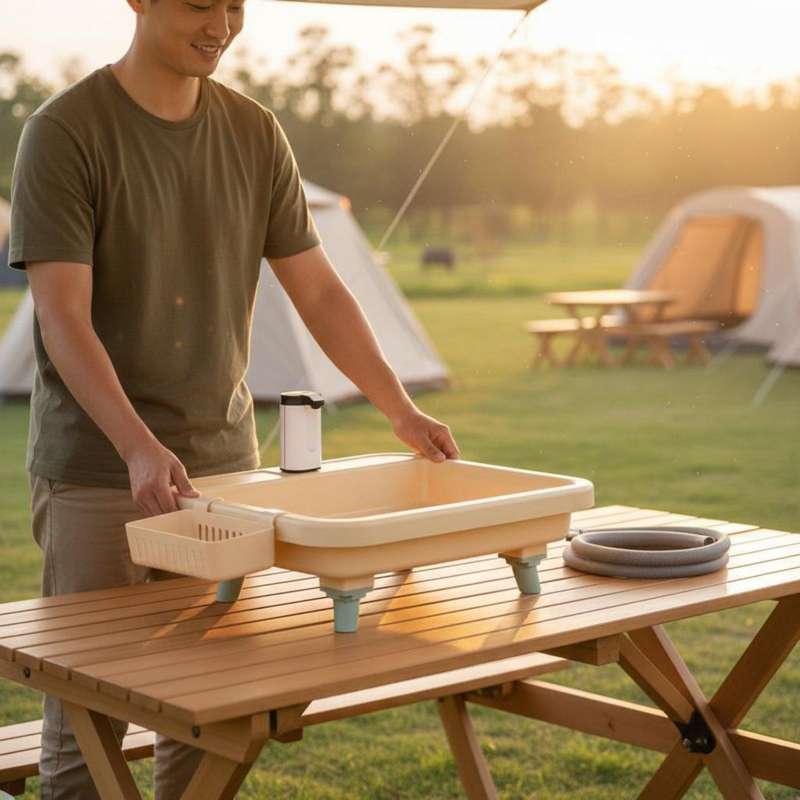 Wastafel Camping Portabel deng - Camping ulasan dan harga