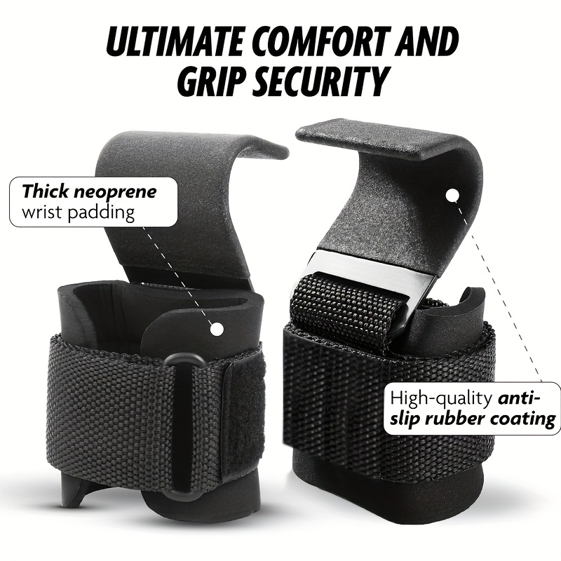 Pegangan Kait Angkat Beban den - Wrist Wraps Weightlifting Support ulasan dan harga