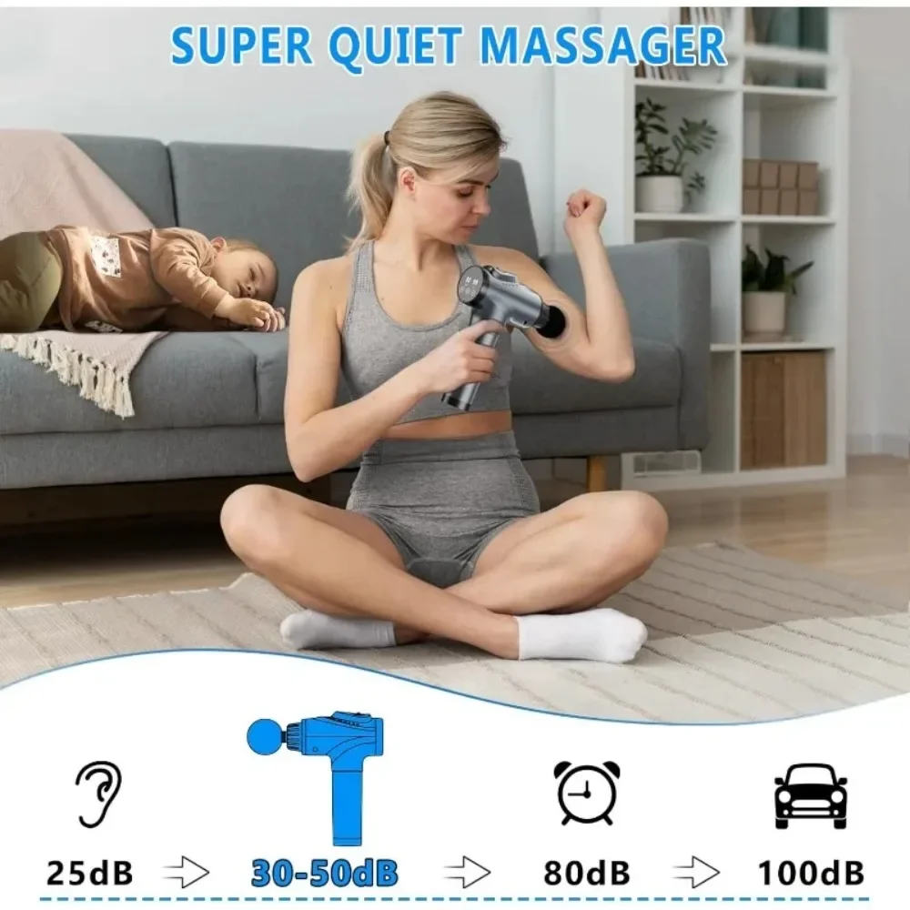 Pistol Pijat, Pistol Pijat Oto - Electric Massage Gun Deep Tissue ulasan dan harga