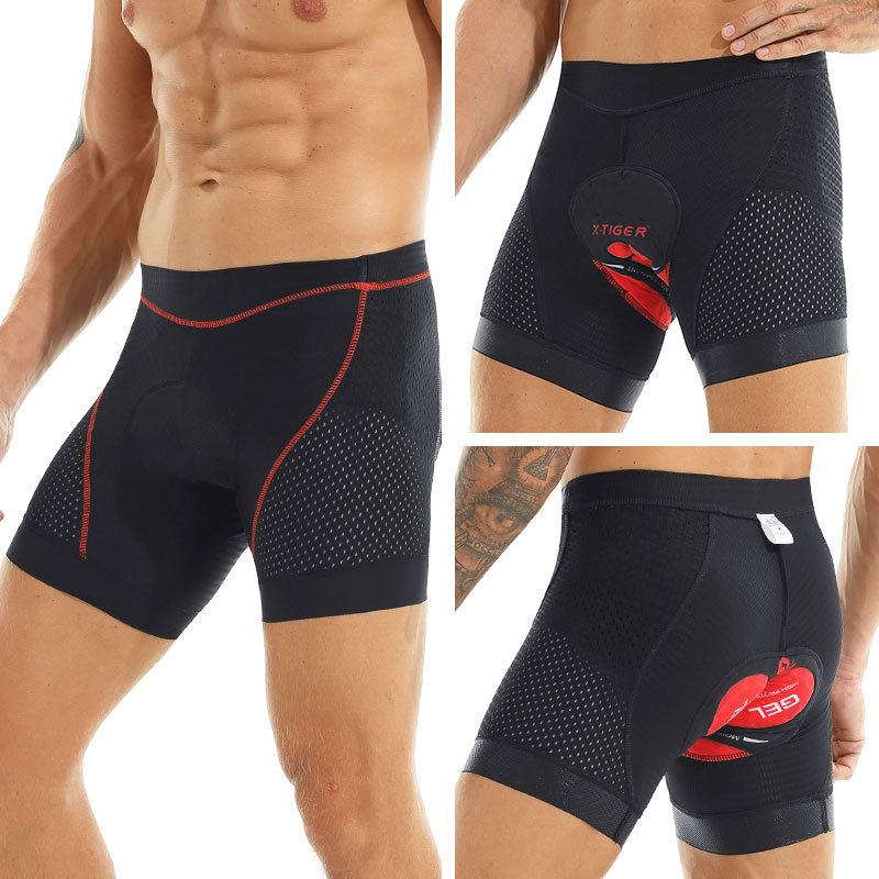 X-tiger Celana Pendek Berseped - Padded Cycling Shorts 5D Gel ulasan dan harga