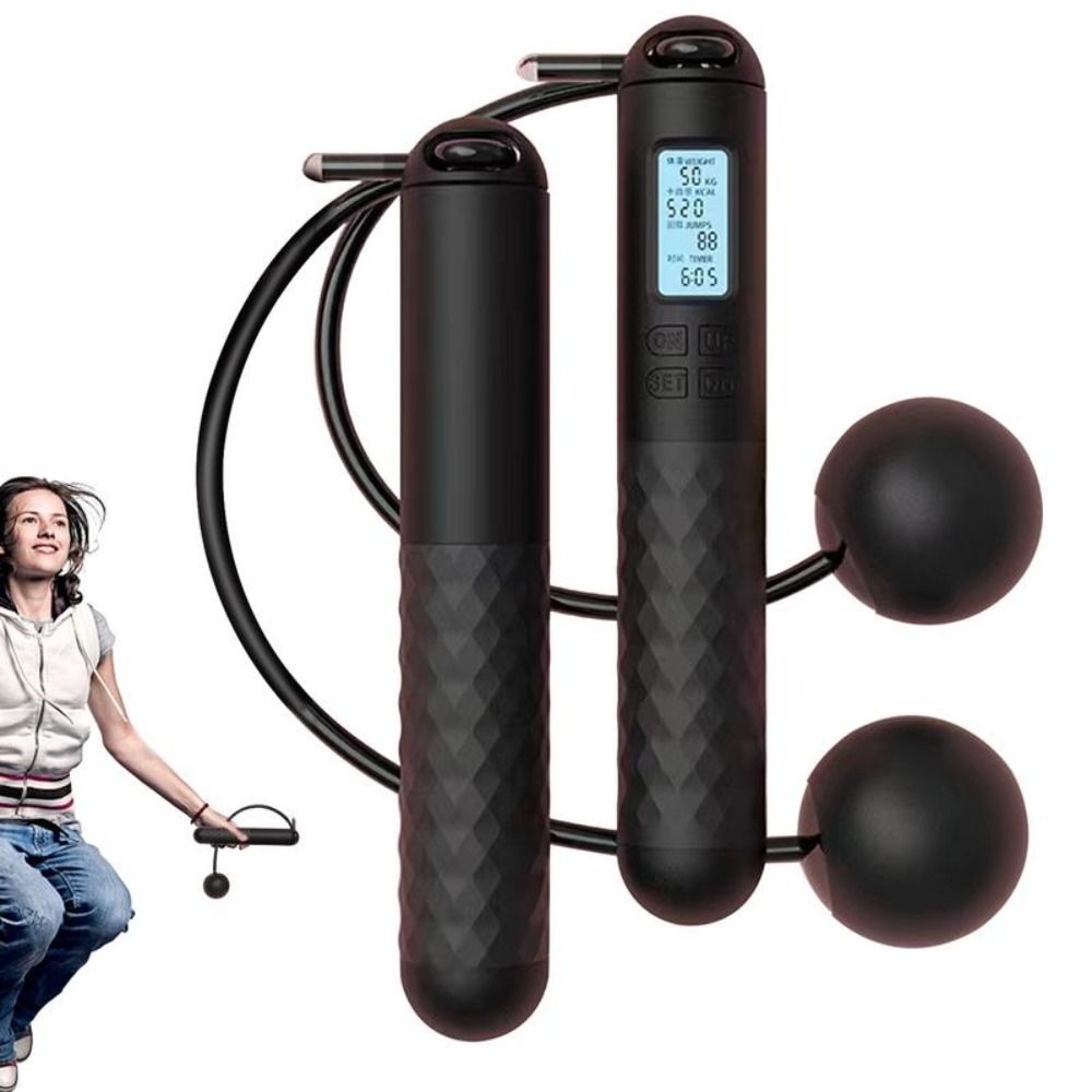 Tali Lompat Tanpa Kabel Portab - Smart Jump Rope Digital Counter ulasan dan harga
