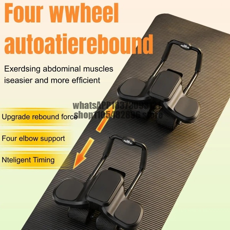 Roller Roda Abdominal 2 in 1 d - Ab Roller Wheel With Elbow Support ulasan dan harga