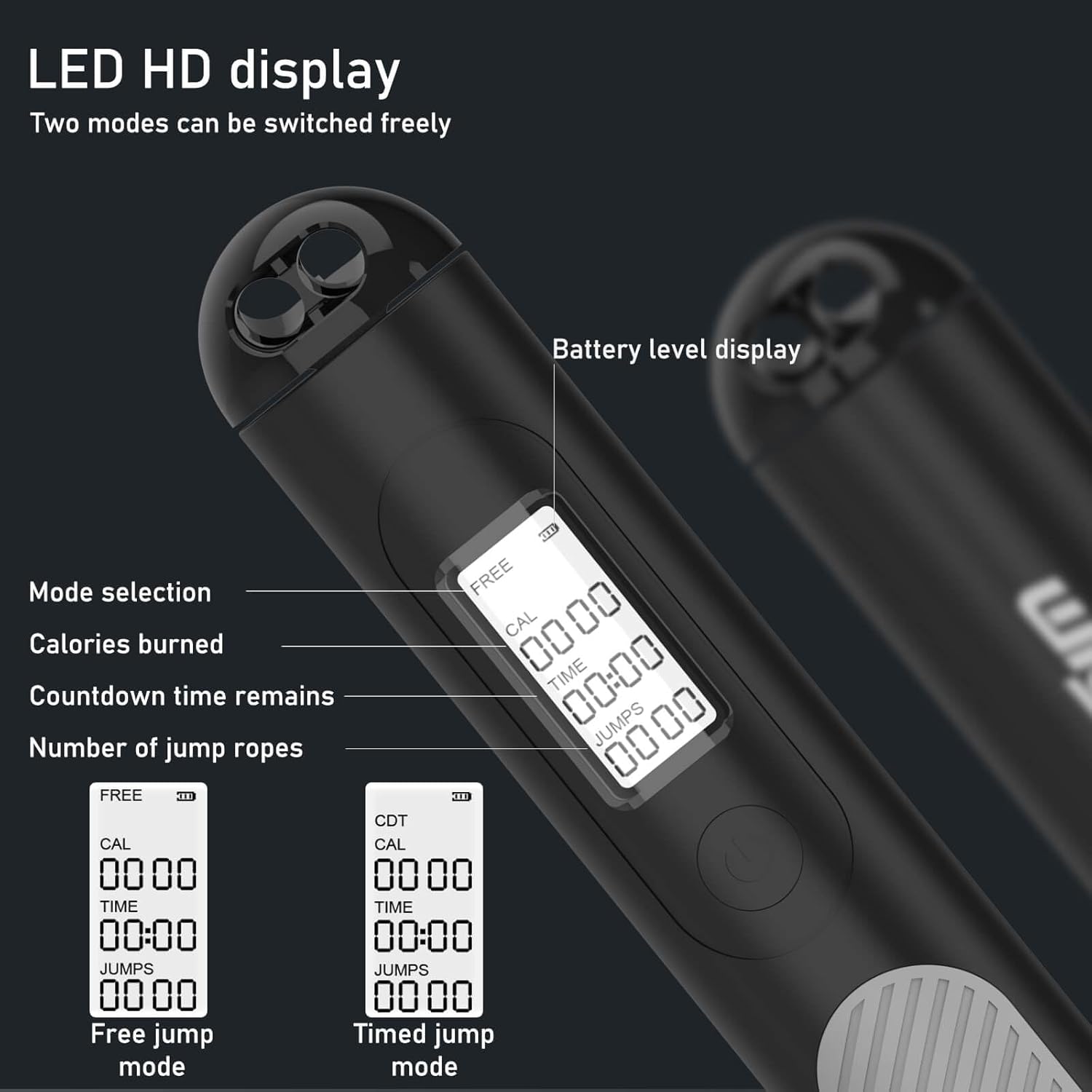 Tali Lompat Digital Pintar 2-i - Smart Jump Rope Digital Counter ulasan dan harga