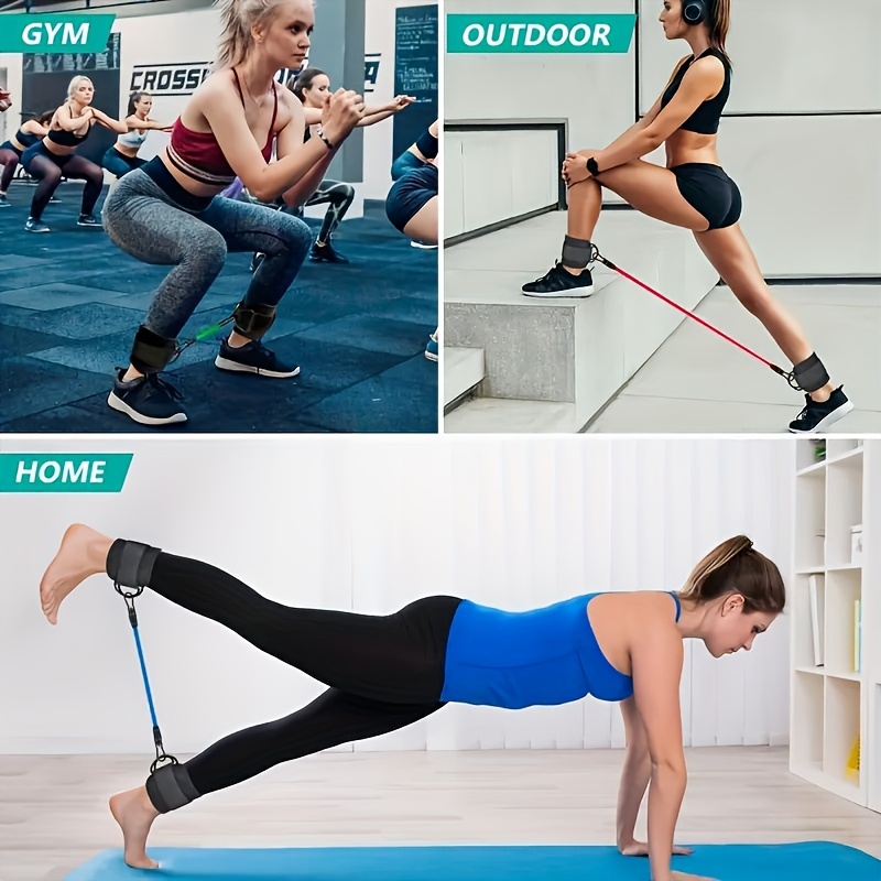 5 Buah Gelang Resistensi Perge - Pilates Bar Kit With Resistance Bands ulasan dan harga