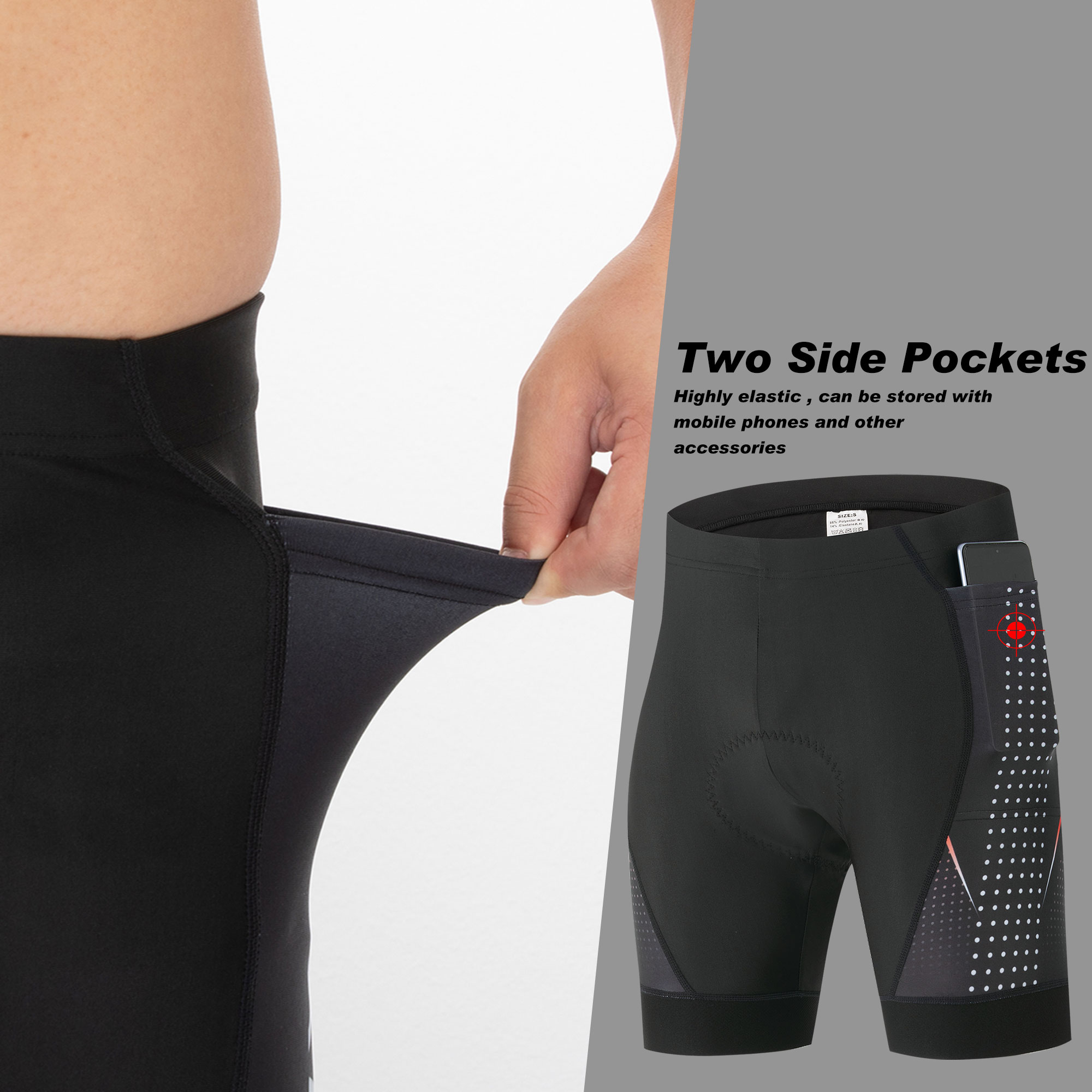 Celana Sepeda Premium Dengan B - Padded Cycling Shorts 5D Gel ulasan dan harga