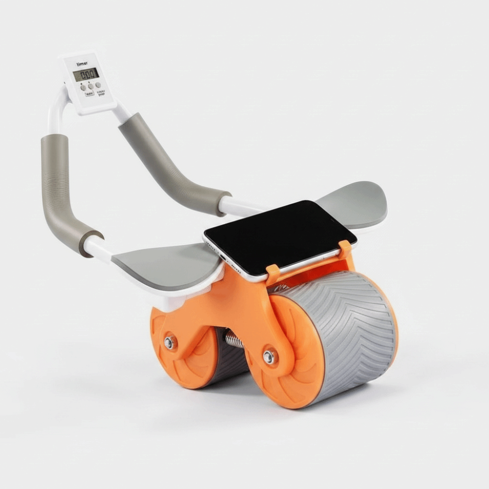 Roda Ab Roller Otomatis yang D - Ab Roller Wheel With Elbow Support ulasan dan harga