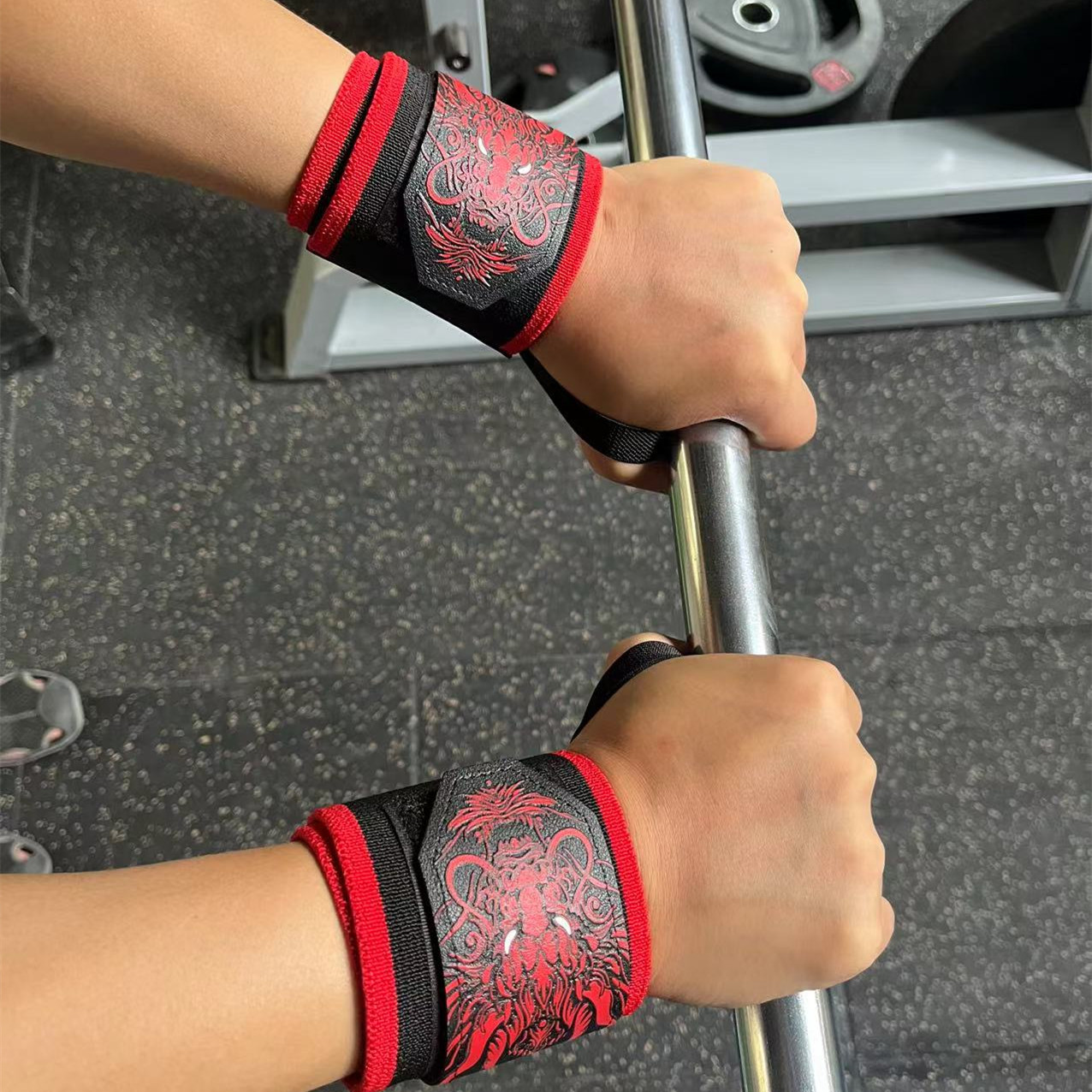 1 Pasang Tali Pergelangan Tang - Wrist Wraps Weightlifting Support ulasan dan harga