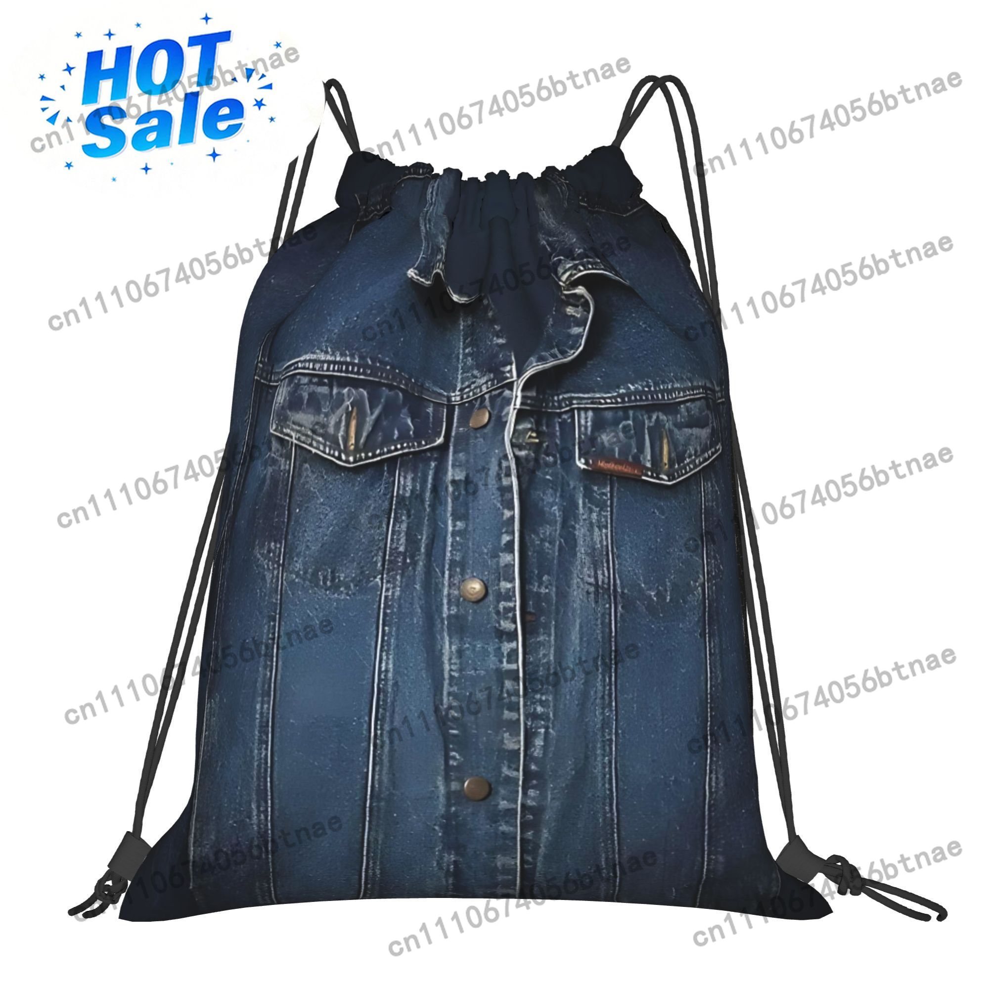 Tas Serut Bermotif Denim untuk - Cycling ulasan dan harga