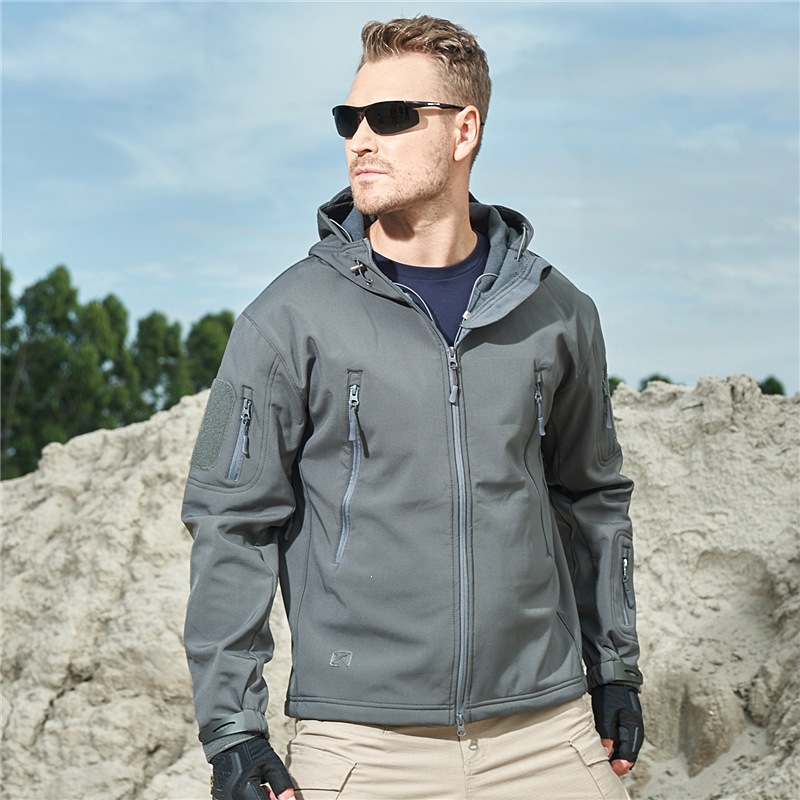 Jaket Kamuflase Tebal Hangat B - Hiking ulasan dan harga