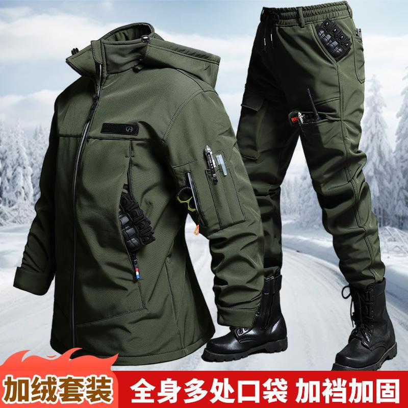 Set Jaket dan Celana Taktis An - Hiking ulasan dan harga