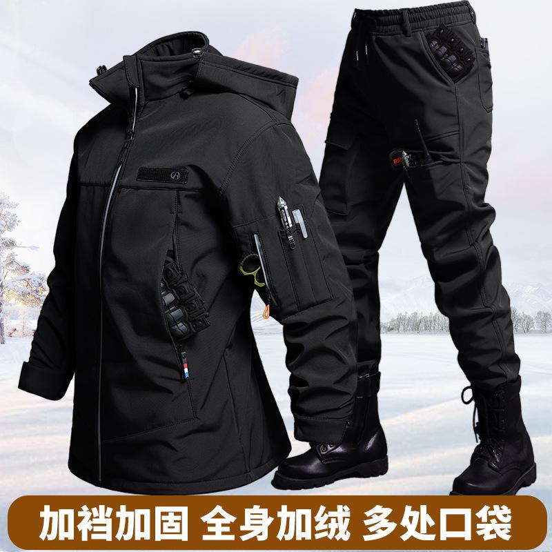 Set Jaket dan Celana Taktis An - Hiking ulasan dan harga