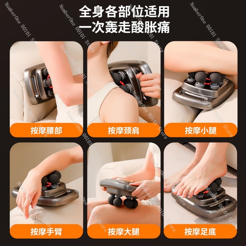 Alat Pijat Fascia Profesional, - Electric Massage Gun Deep Tissue ulasan dan harga